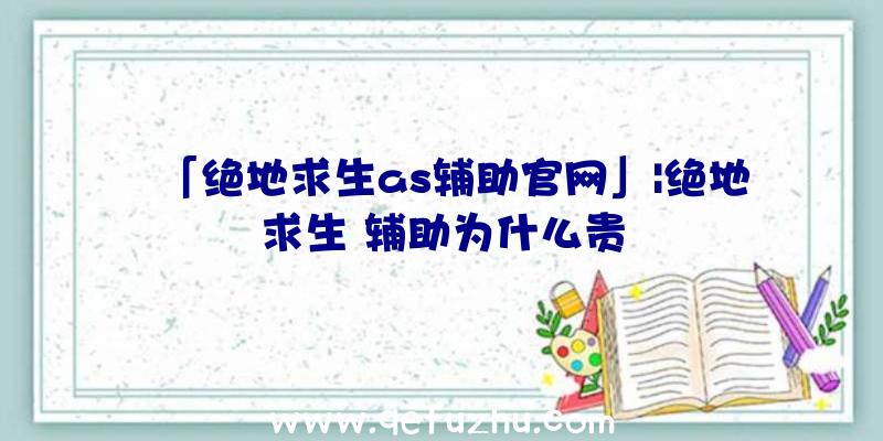 「绝地求生as辅助官网」|绝地求生